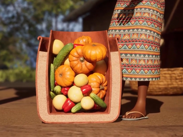 Storing Fruits and Vegetables Using a Clay Potcooler to Reduce Spoilage and Prevent Post-Harvest Loss (Variant 1)