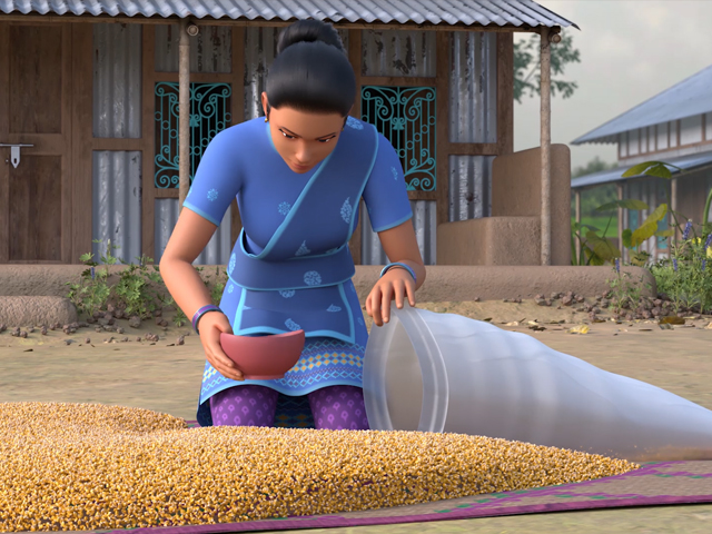 Properly Storing Dried Grains and Legumes Using Hermetically Sealed Bags (Bangladesh Version)